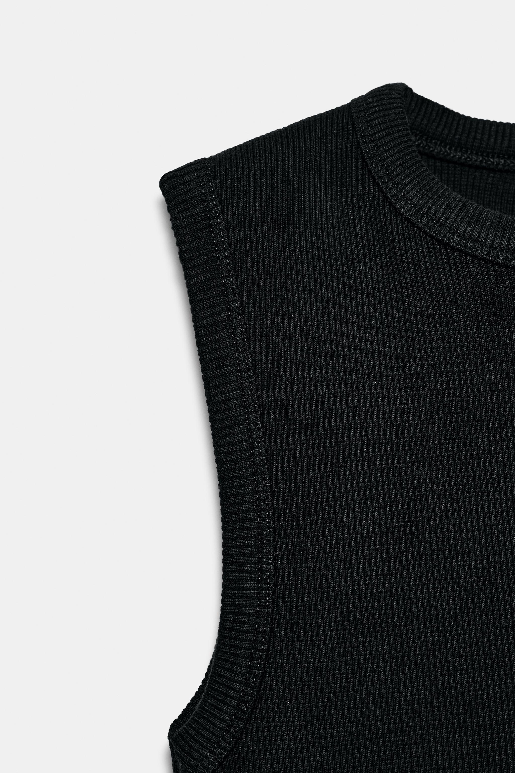 RIBBED TANK TOP