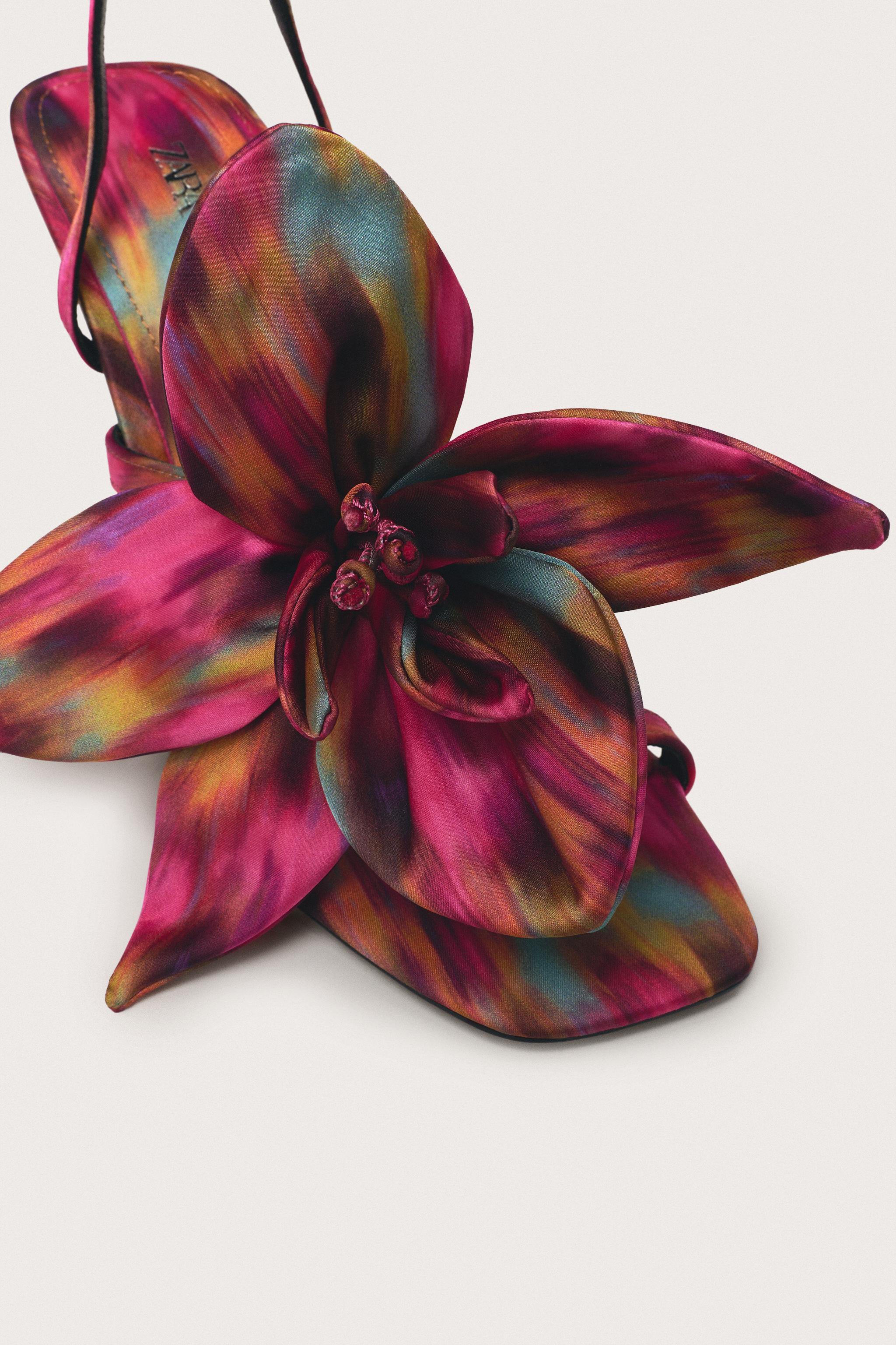 LIMITED EDITION FLORAL HEELED SANDALS