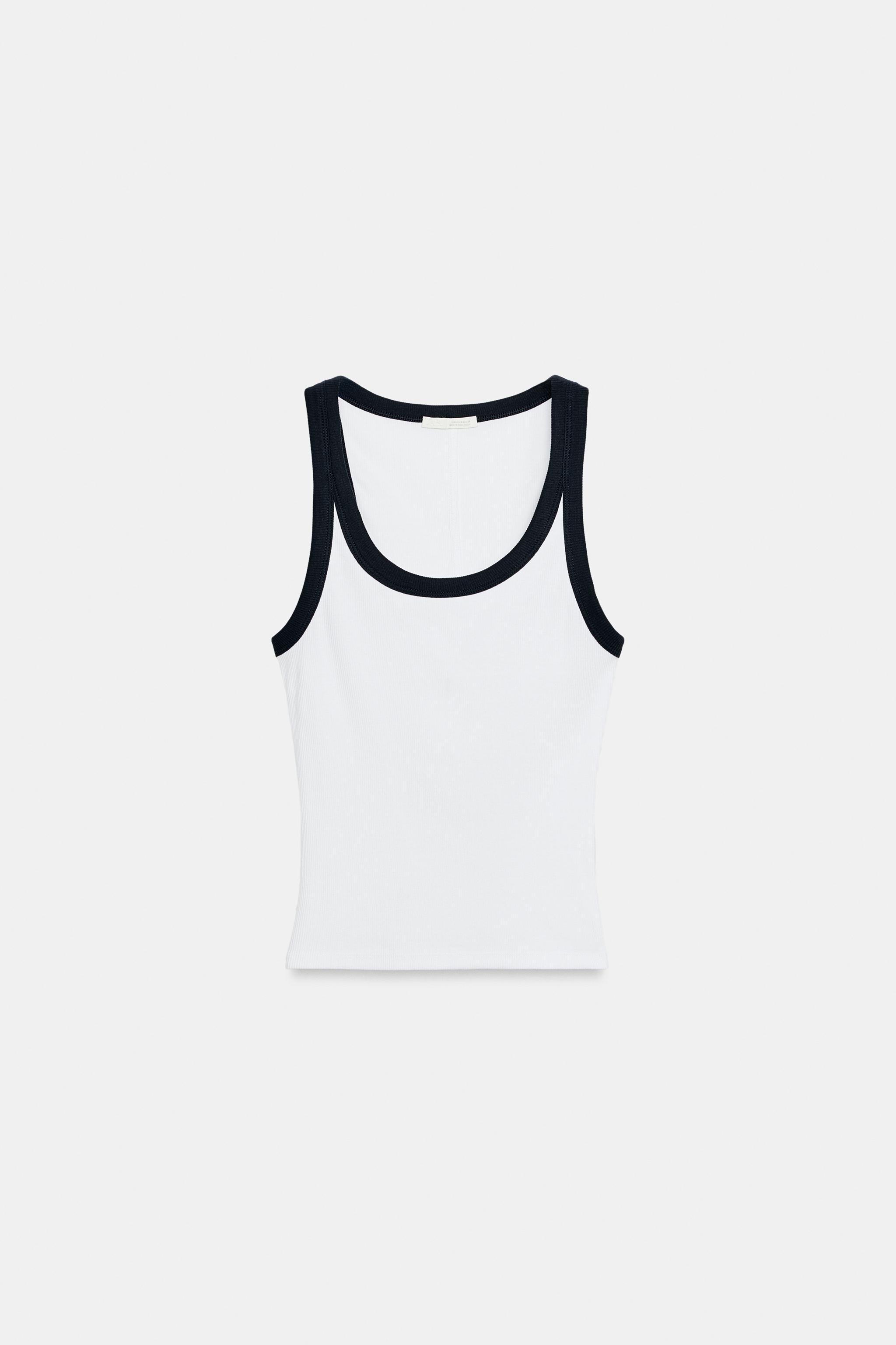 RIBBED TANK TOP