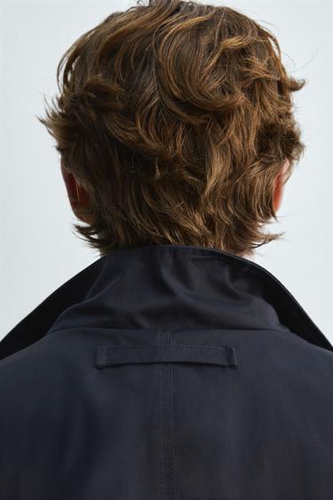 PARKA TECHNIQUE À POCHES - Bleu marine de Zara - Image 6
