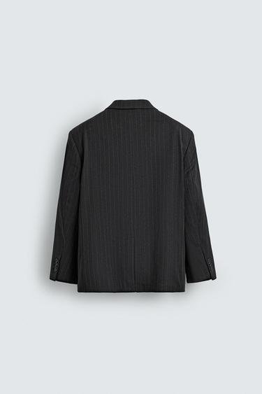 STRIPED SUIT DOUBLE-BREASTED BLAZER - striped by Zara - Image 8