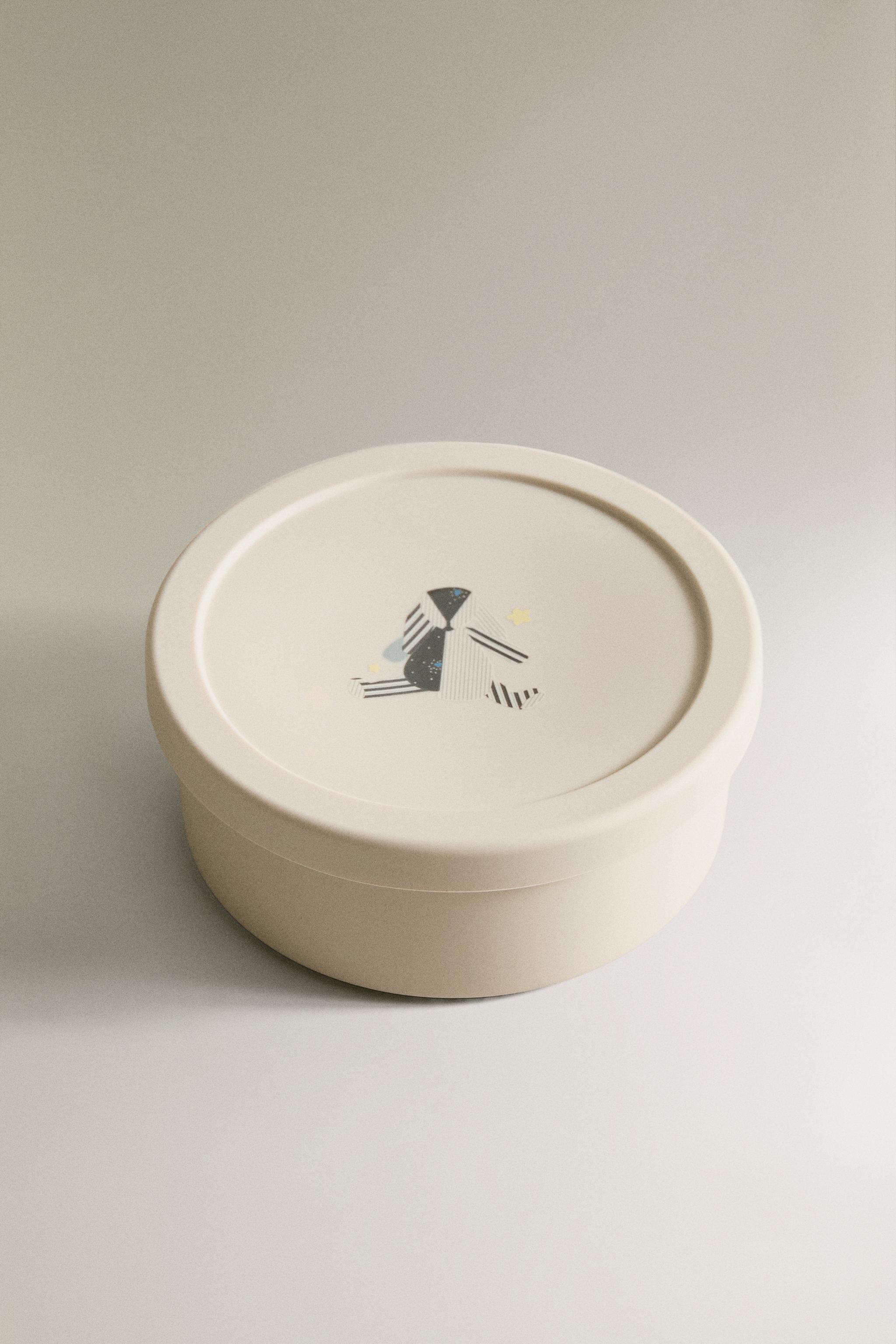 KIDS SILICONE RABBIT LUNCH BOX