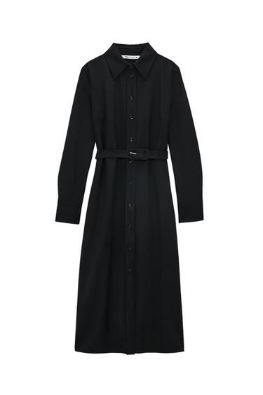 VESTIDO CAMISERO CINTURÓN