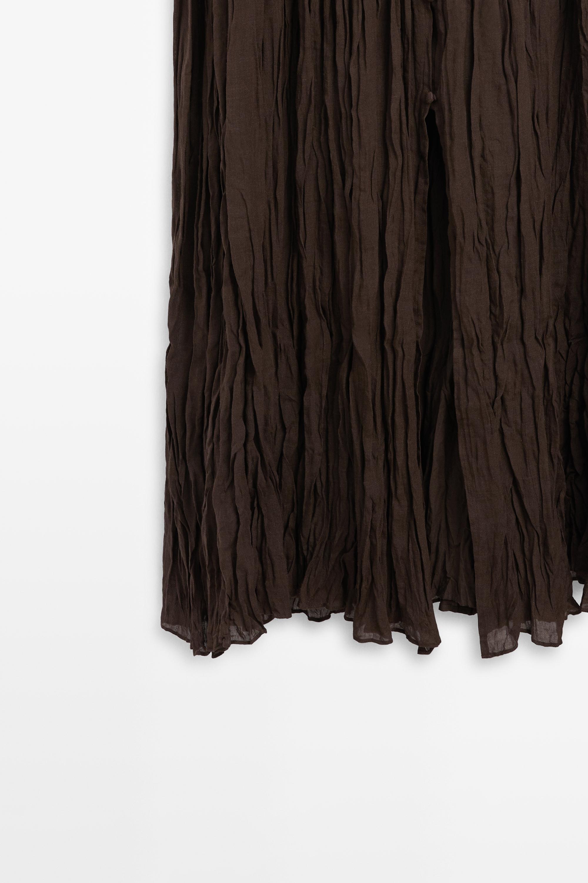 Robe midi fluide avec boutons