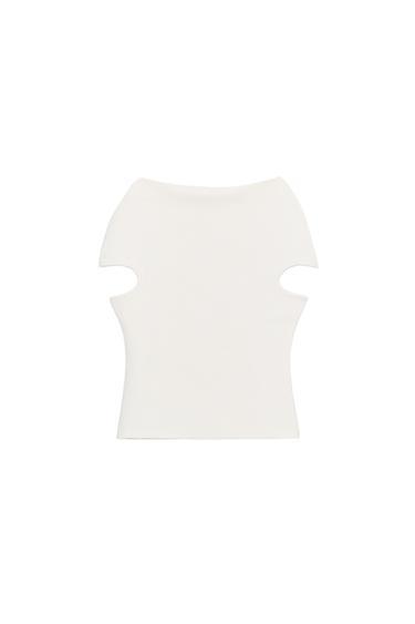 KNIT BOAT NECK TOP