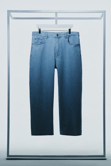 WIDE-LEG-JEANS - Hellblau von Zara