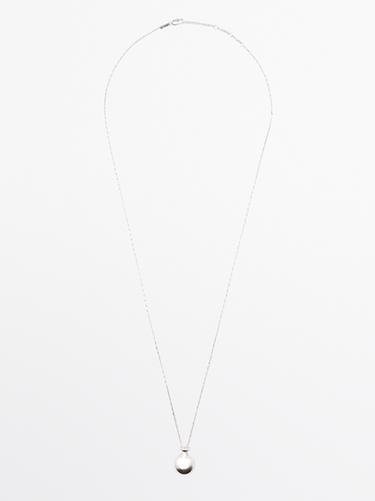 Colgante botella - Plata de Zara