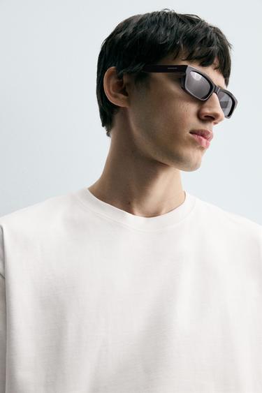 T-SHIRT À PIÈCE BRODÉE - Blanc de Zara - Image 5