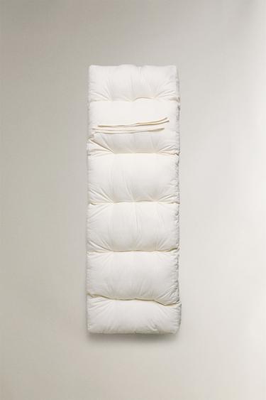 COTTON TOPPER WITH EMBROIDERED DETAILS - Ecru by Zara - Image 3