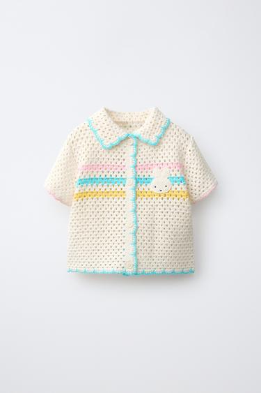 MIFFY™ STRIPED KNIT POLO SHIRT - Multicoloured by Zara