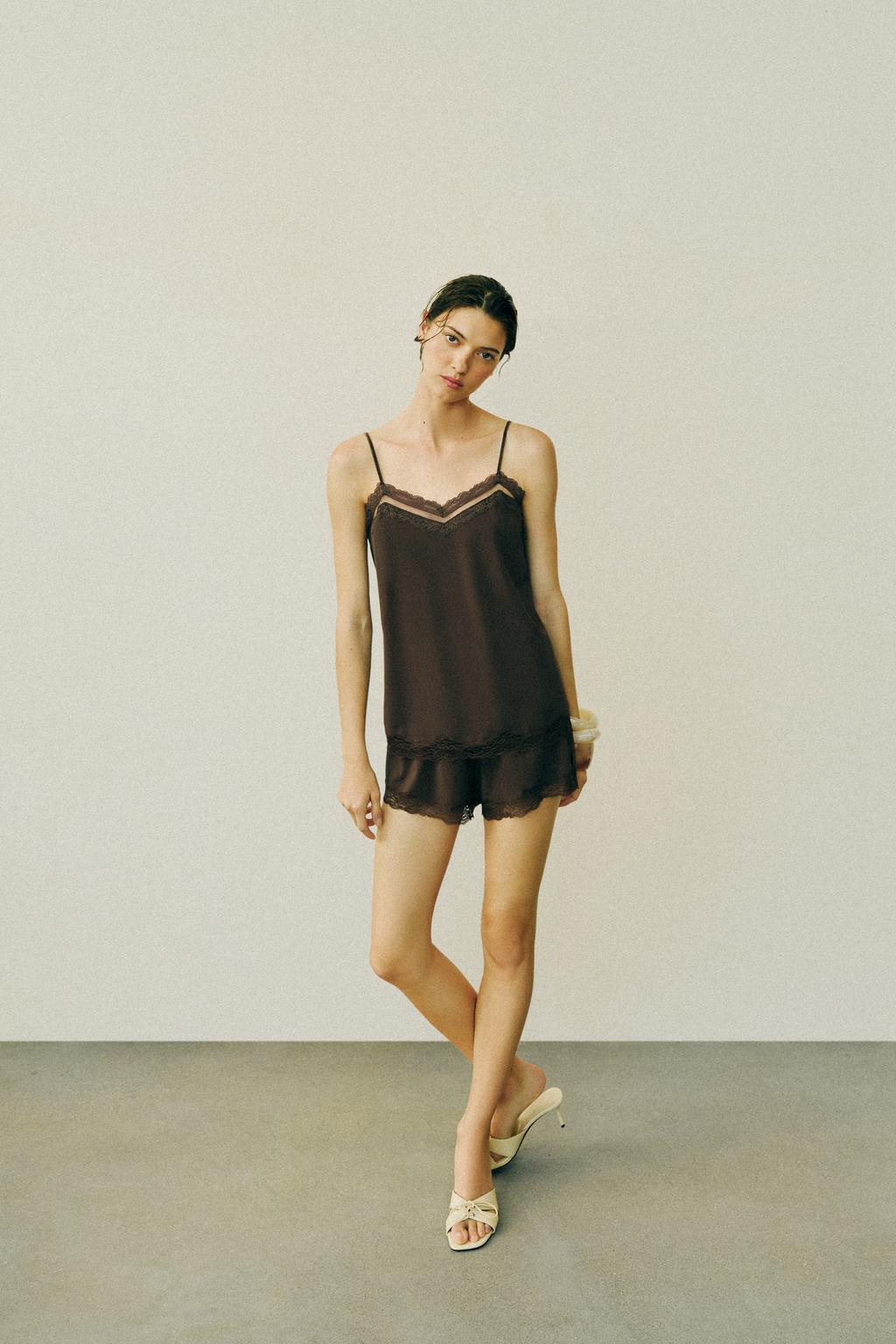 LACE CAMISOLE TOP - image 2