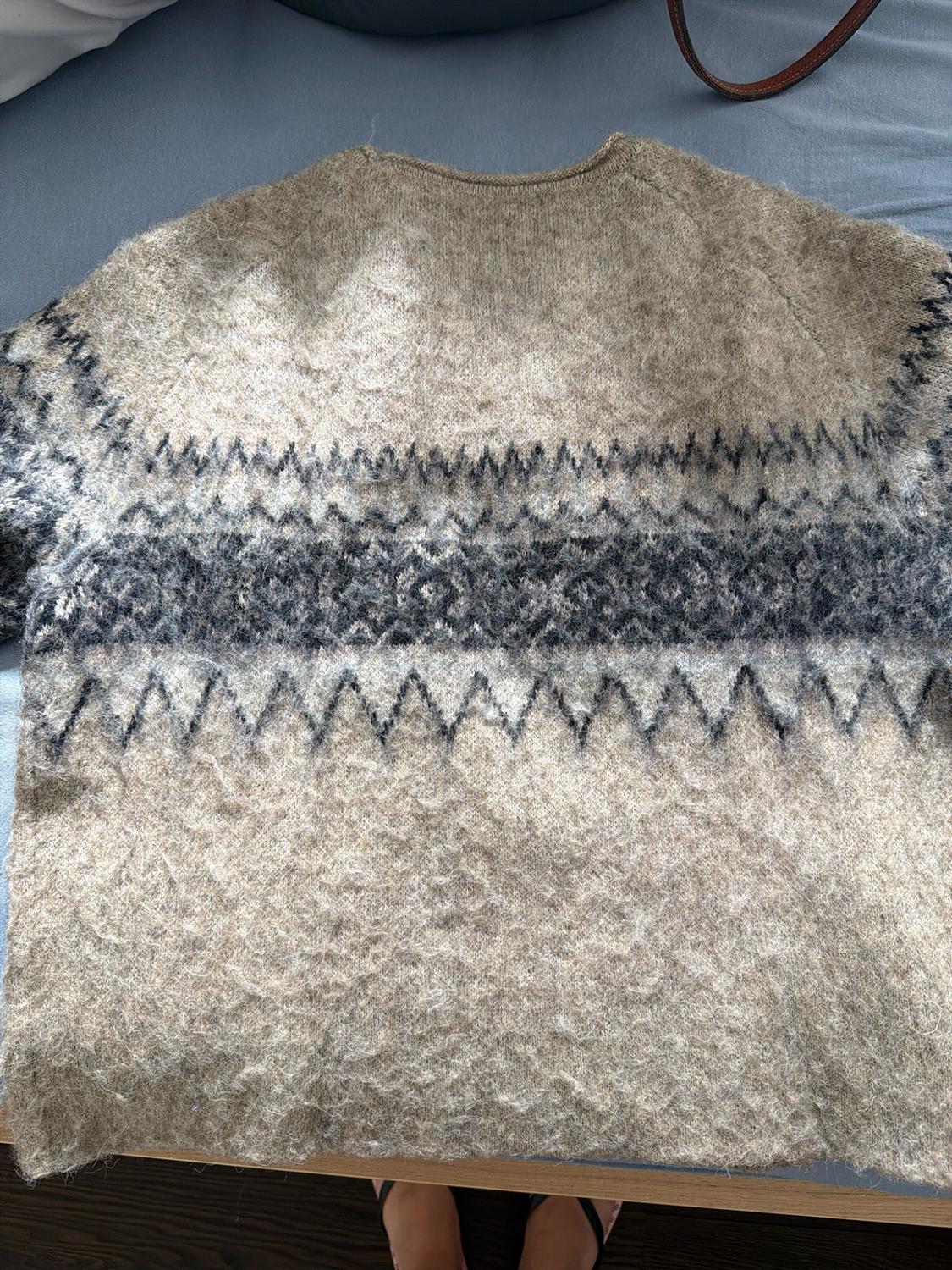 JACQUARD KNIT JUMPER WITH BRUSHED EFFECT - Image 2