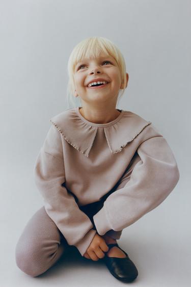 SUDADERA CUELLO BOBO RIB - Piedra de Zara