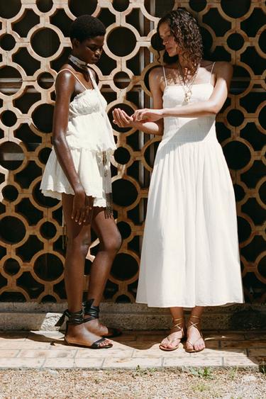 SHORTS BORDADOS - Rosado de Zara - Imagen 0