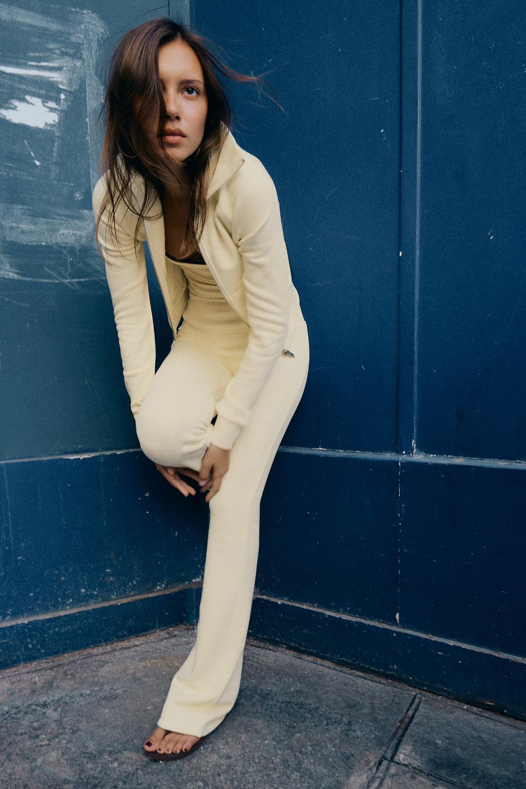 SWEATSHIRT FLARE TROUSERS
