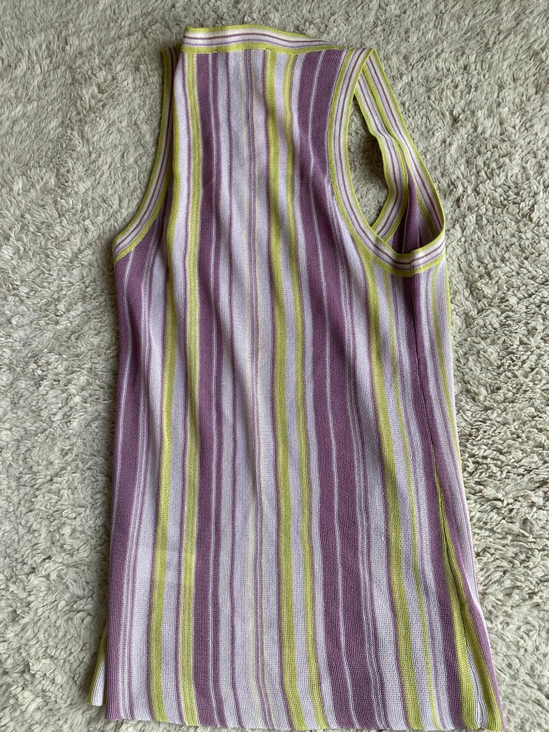 STRIPED KNIT TOP - Image 4