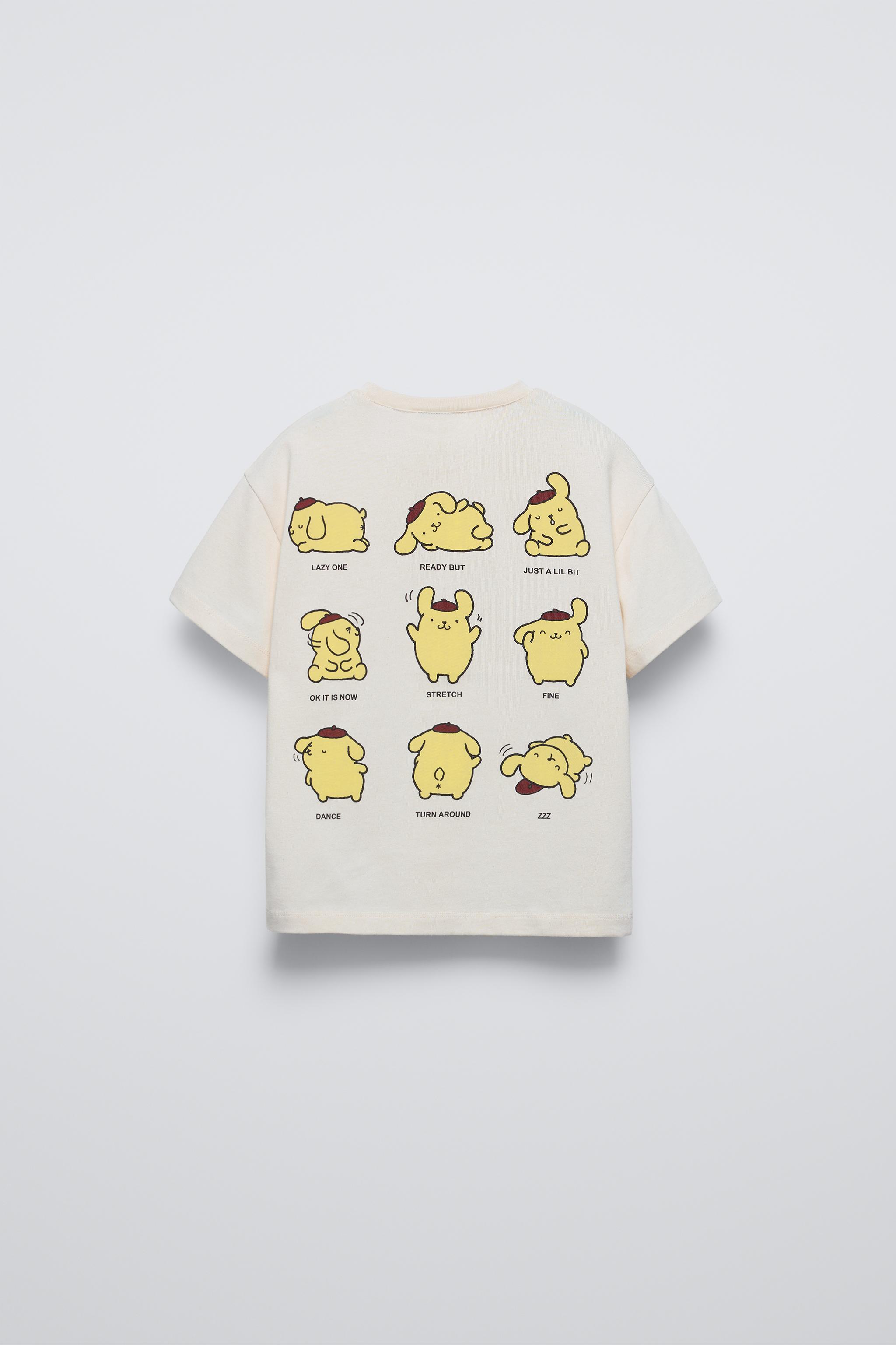 POMPOMPURIN © SANRIO SHIRT - Ecru | ZARA United States