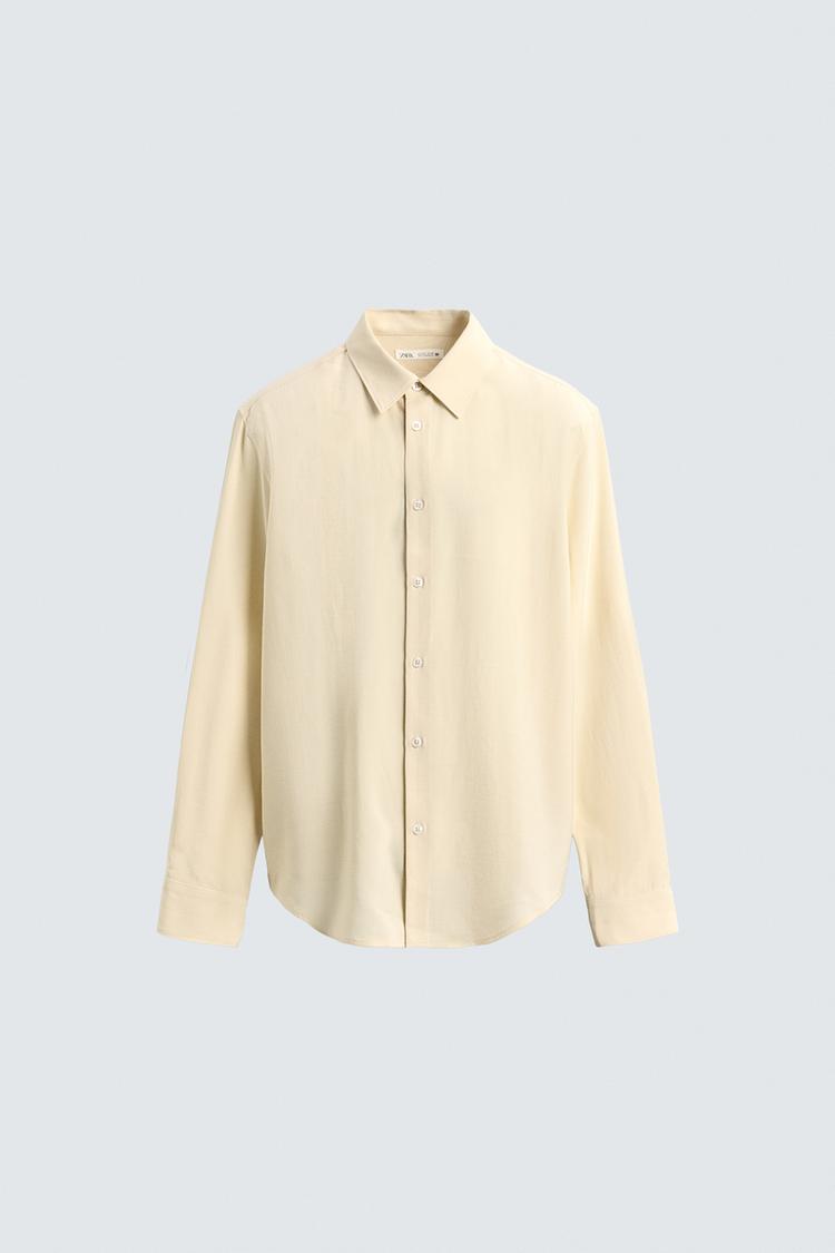 ZARA FLOWING VISCOSE SHIRT