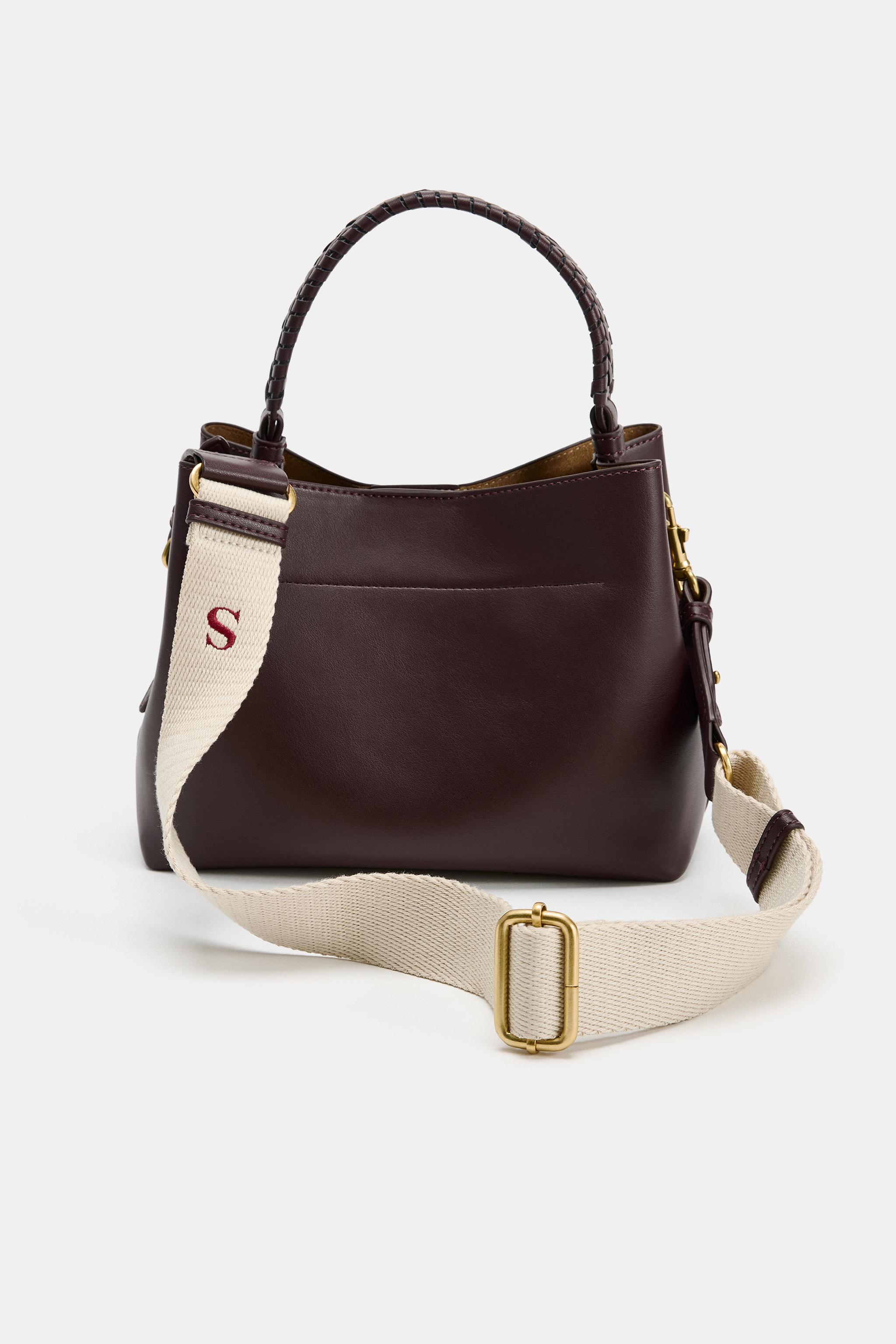 BRAIDED HANDLE HANDBAG