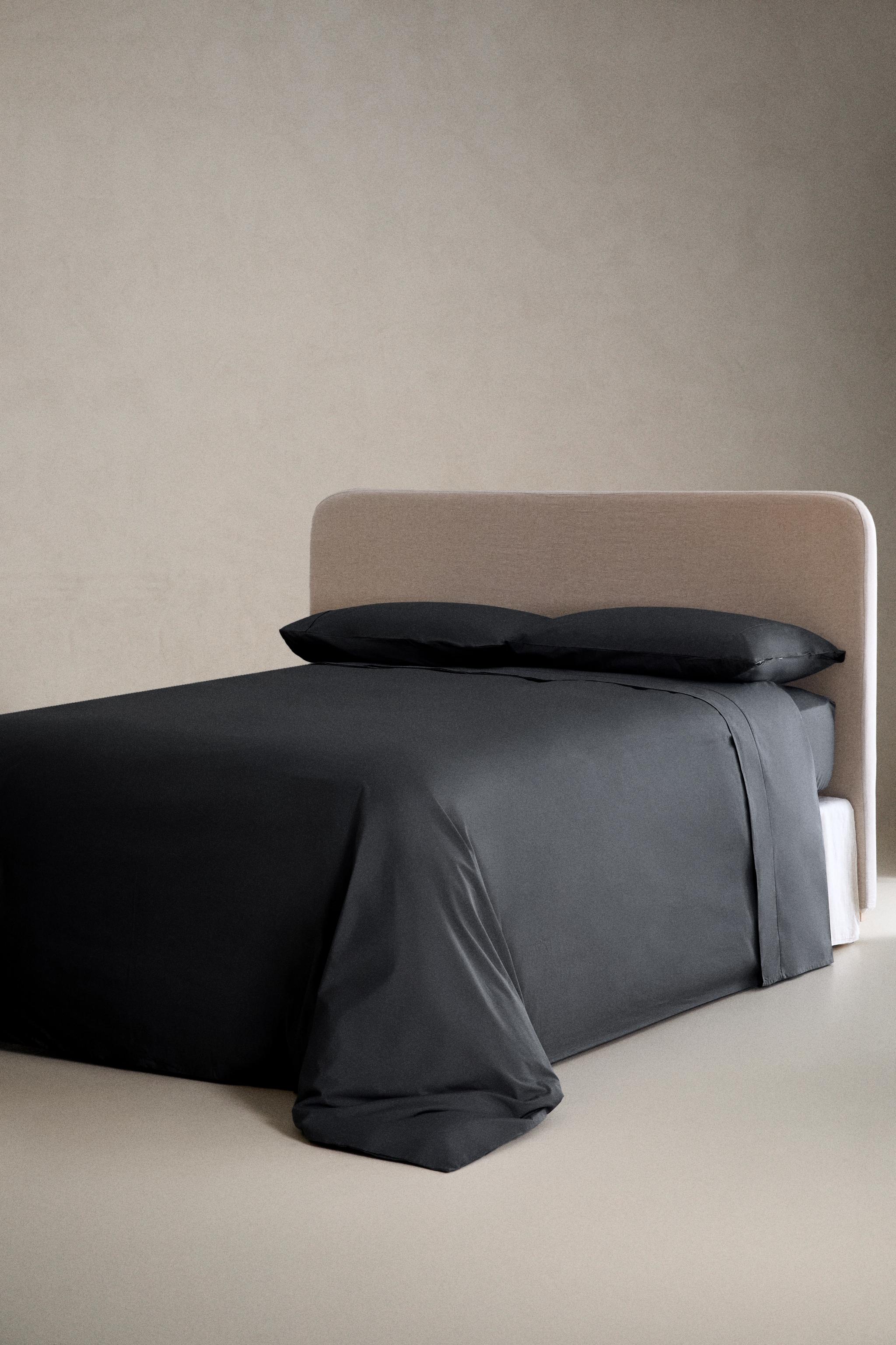 PERCALE FITTED SHEET | 40 CM HIGH (300 THREAD COUNT) — Blue