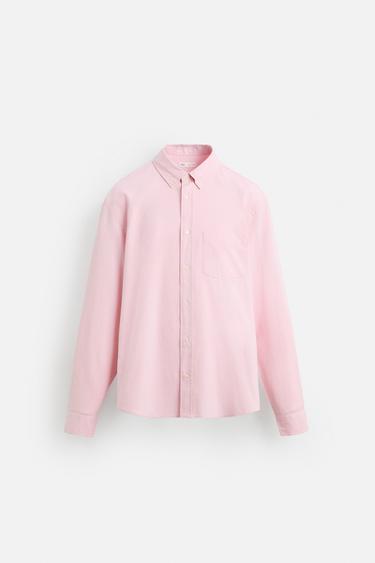 OXFORD SHIRT - Pink by Zara