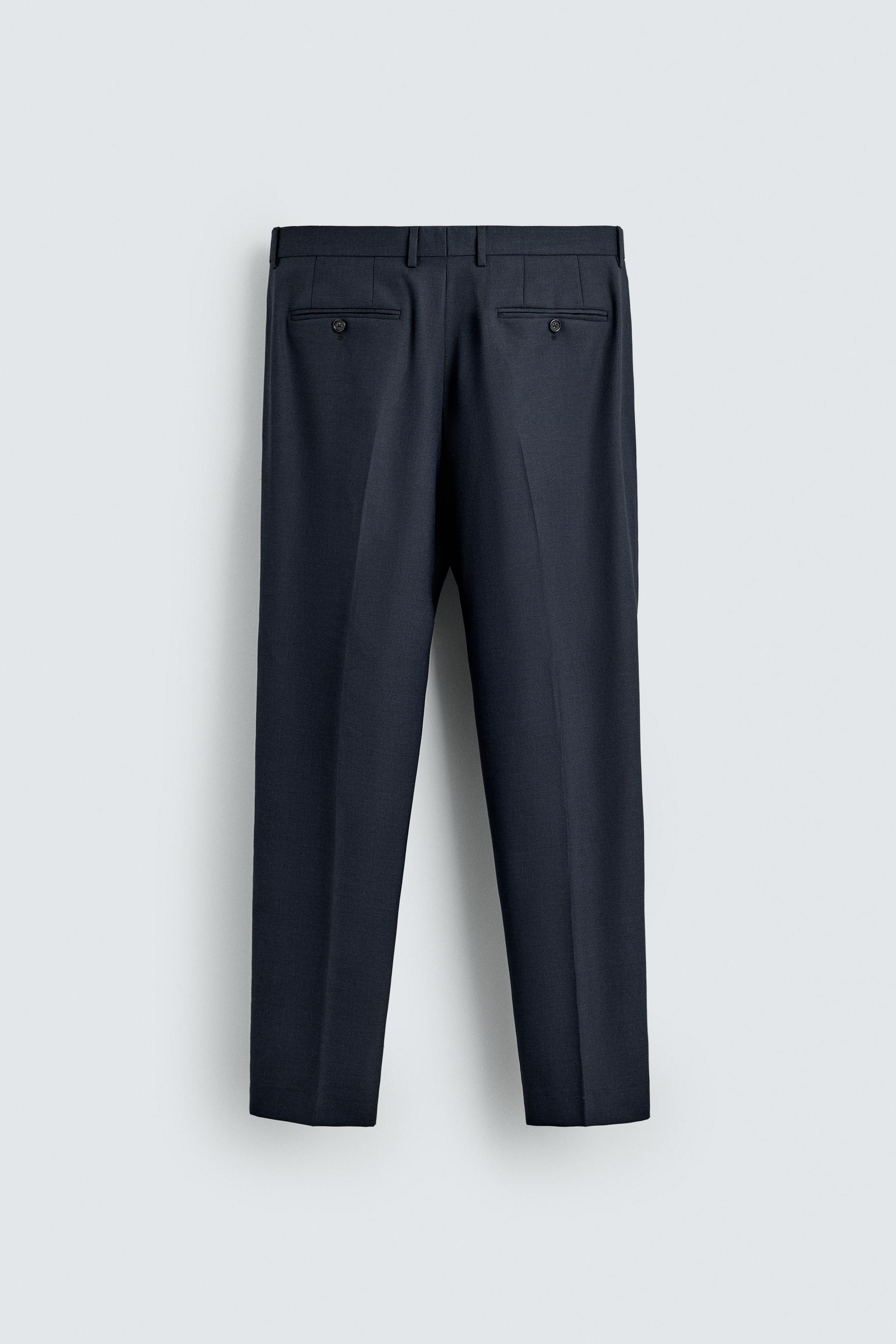 PLAID SUIT PANTS