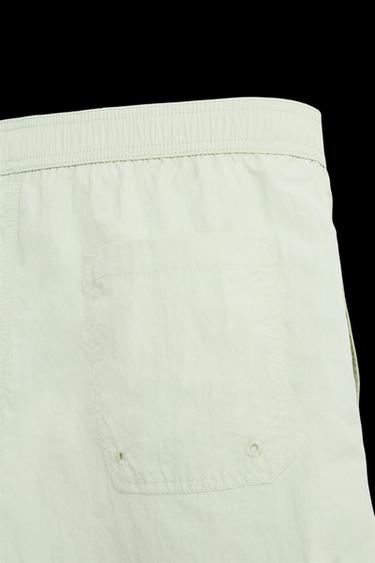 LONG SWIMMING TRUNKS - Sea green by Zara