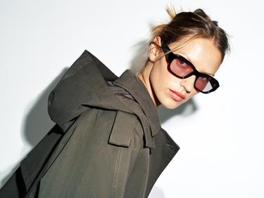 SHORT HOODED TRENCH COAT - dark khaki by Zara - Image 6