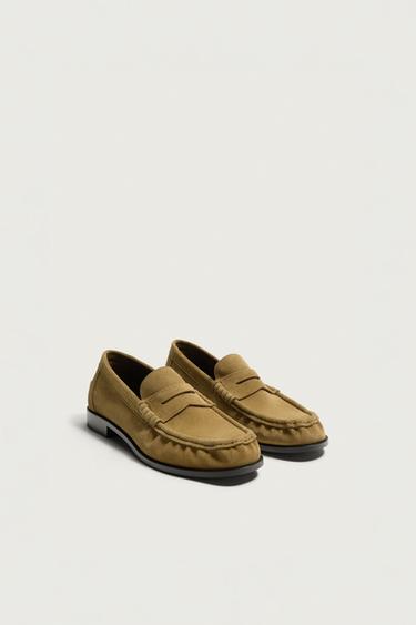 MOCASÍN PIEL -  de Zara