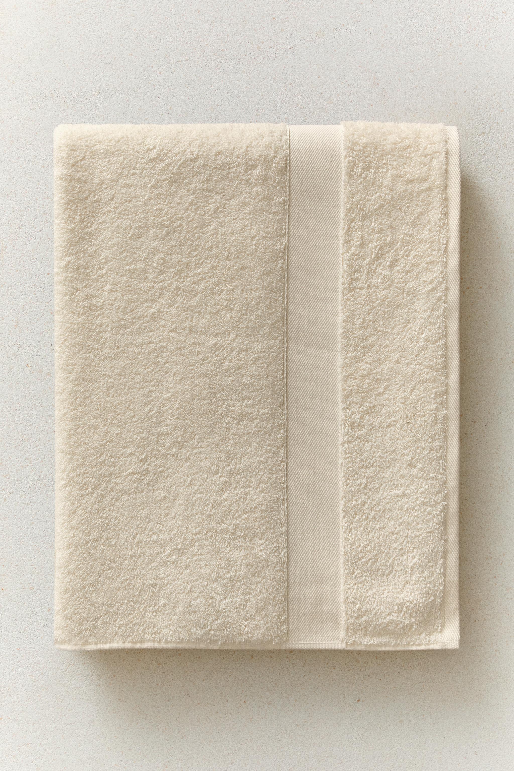 PREMIUM COTTON BATH TOWEL (600 GSM) — Ivory