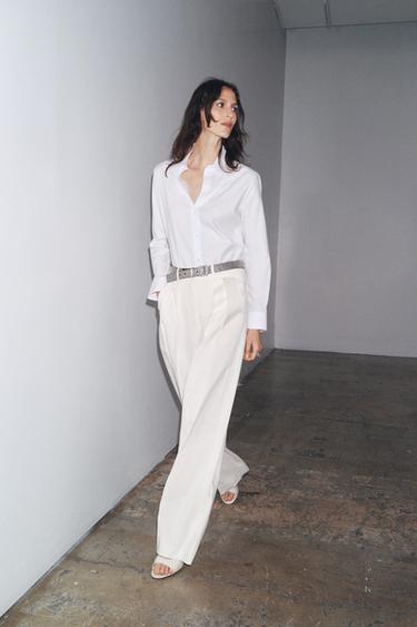 CHEMISE STRUCTURÉE ZW COLLECTION - Blanc de Zara - Image 5