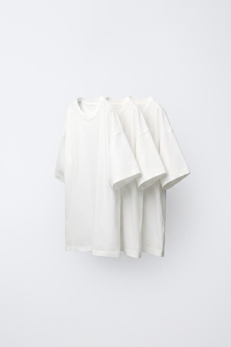 PACK TRES CAMISETAS LISAS