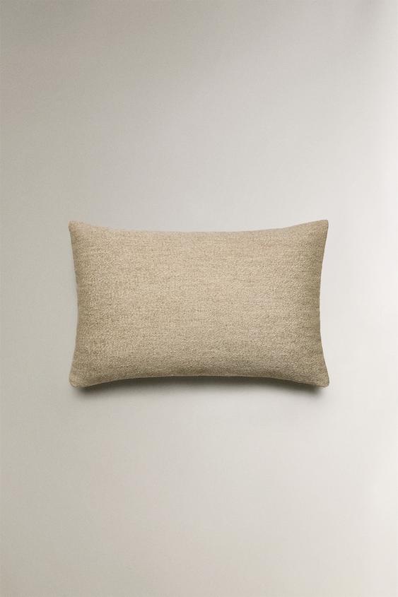CAPA DE ALMOFADA COM TEXTURA - Cinza-pérola da Zara - Imagem 0