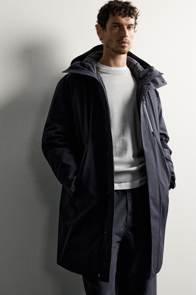 PARKA TÉCNICA CAPUCHA WATER REPELLENT
