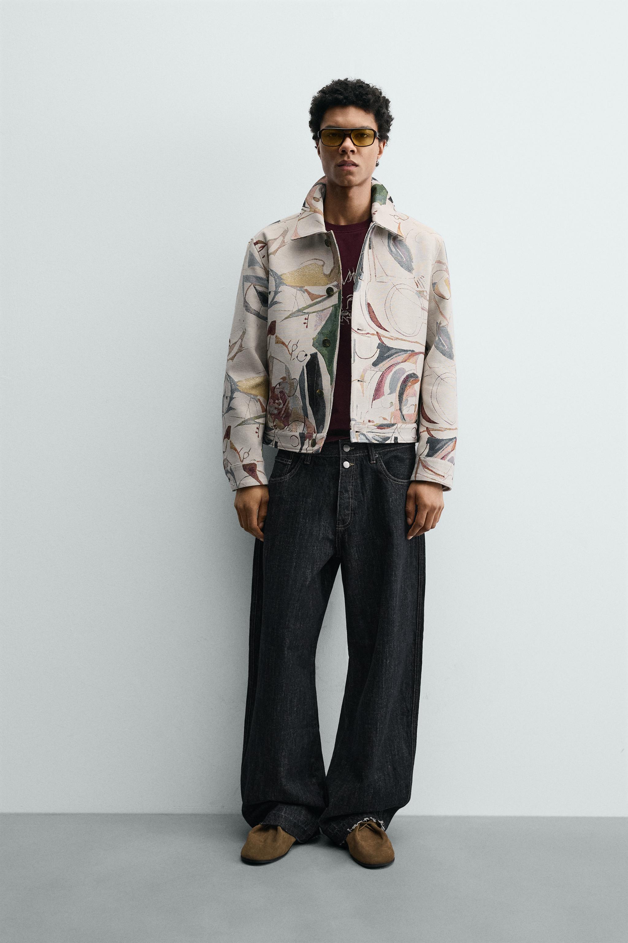 JEANS BALLOON FIT BORDADO SAMUEL DE SABOIA X ZARA - Azul | ZARA Brasil