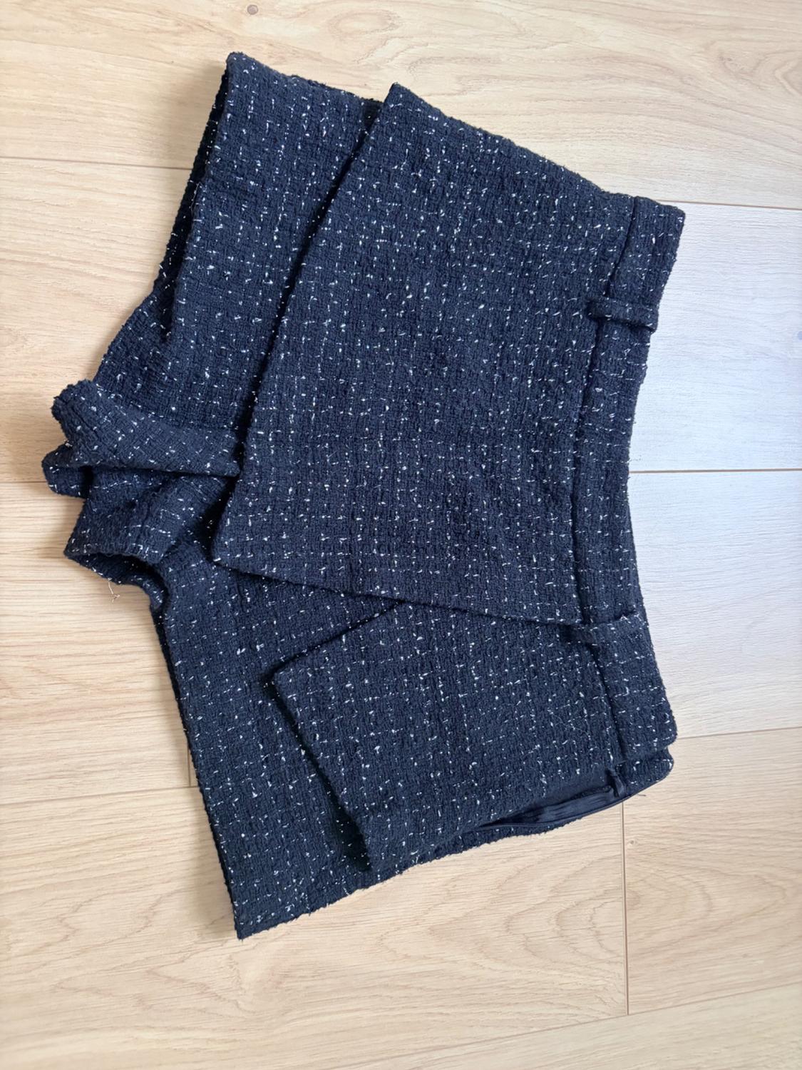 TEXTURED CULOTTES WITH BELT - Image 3