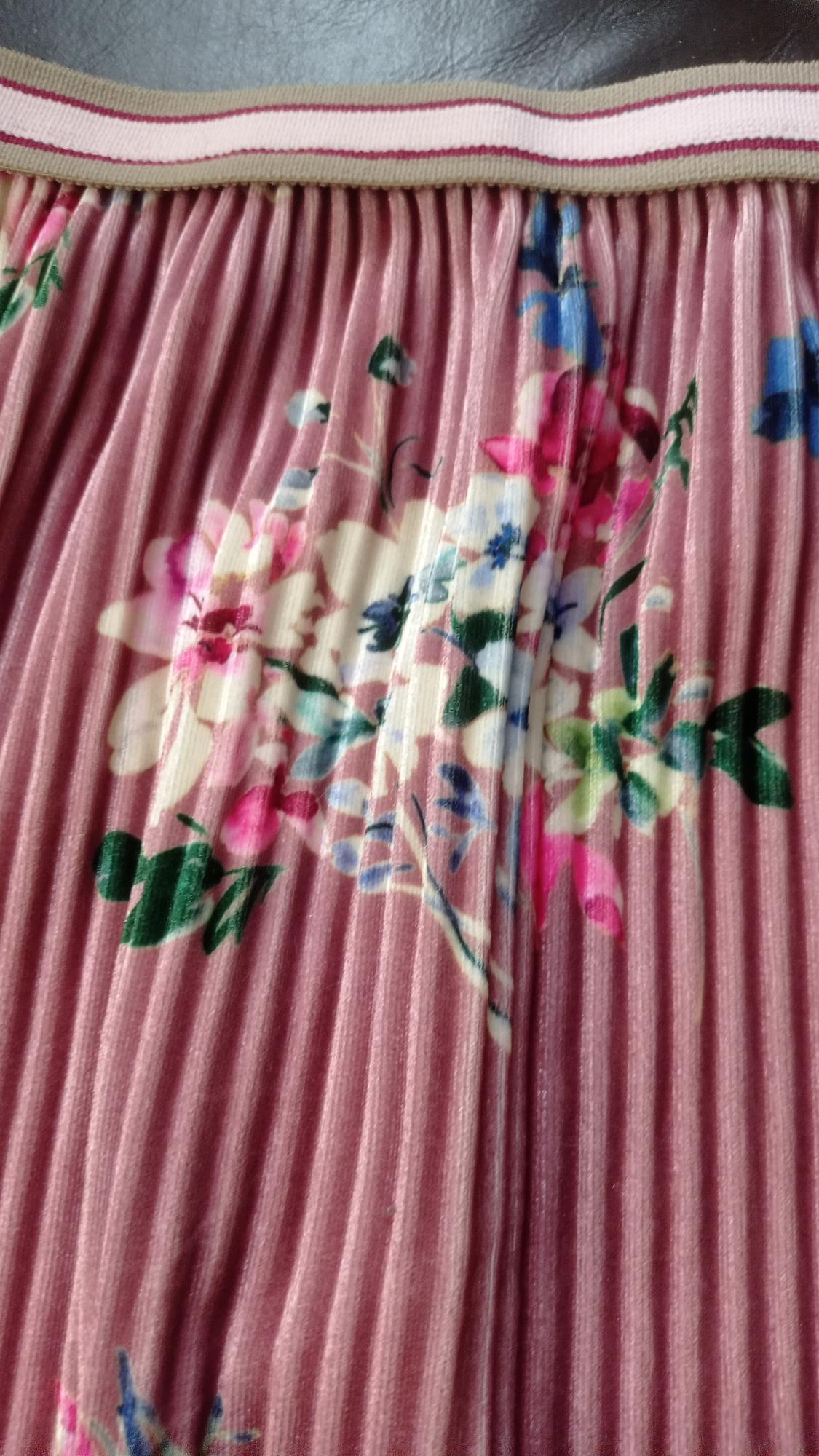 PRINTED PLEATED SKIRT - Image 3