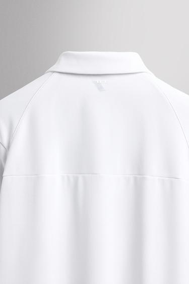 POLO TECHNIQUE TRAINING STRUCTURE PIQUÉE - Blanc de Zara - Image 8