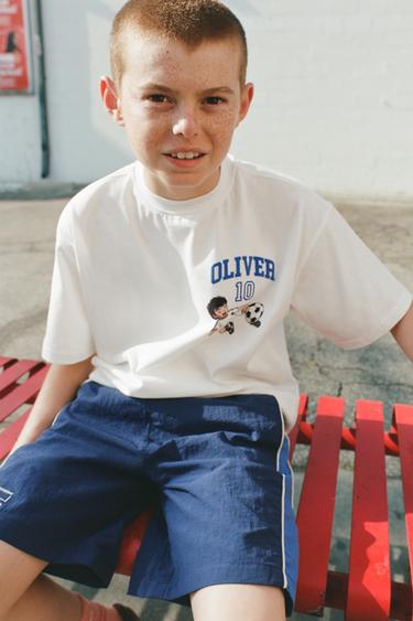 OLIVER & BENJI © CHAMPIONS T-SHIRT - Hvid fra Zara