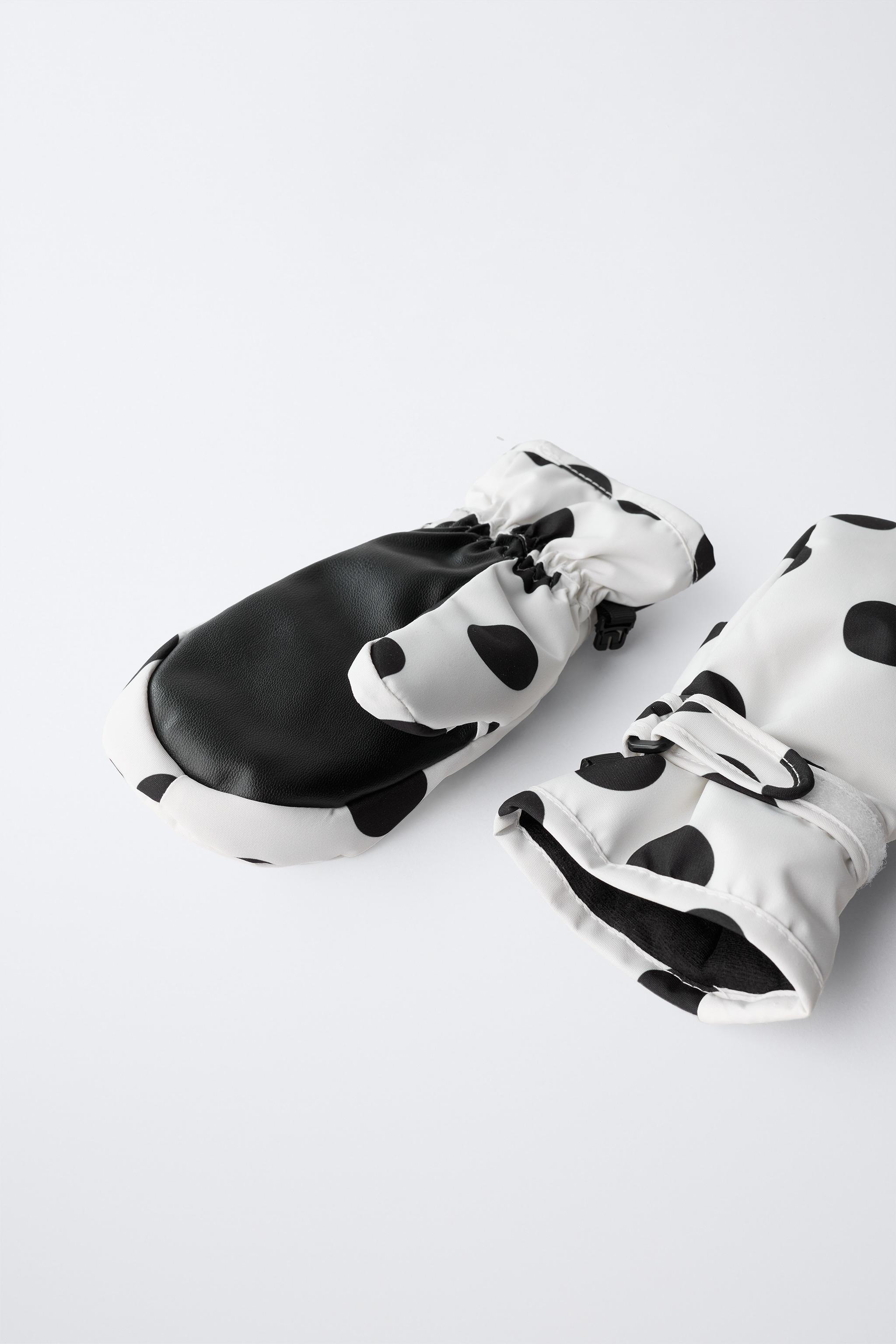 MOUFLES EN NYLON À POIS WINDPROF