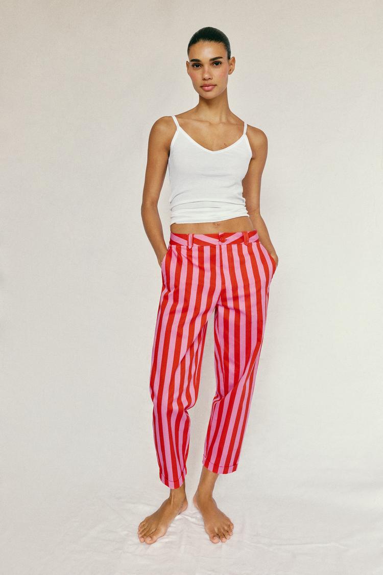Pantalon chino rayas