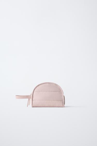 QUILTED TOILETRY BAG - Pink by Zara
