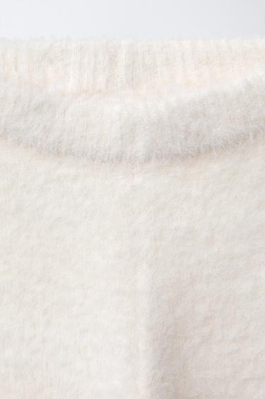 LEGGING EFFET FOURRURE - Écru de Zara - Image 2