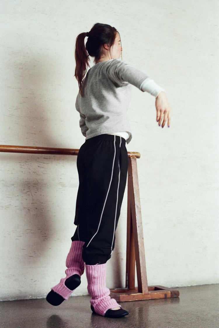 CONTRAST TRIM TECHNICAL TROUSERS