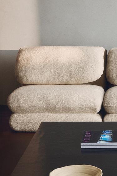 FAUTEUIL PLIANT INDIVIDUEL TISSU BOUCLÉ - Écru de Zara - Image 6
