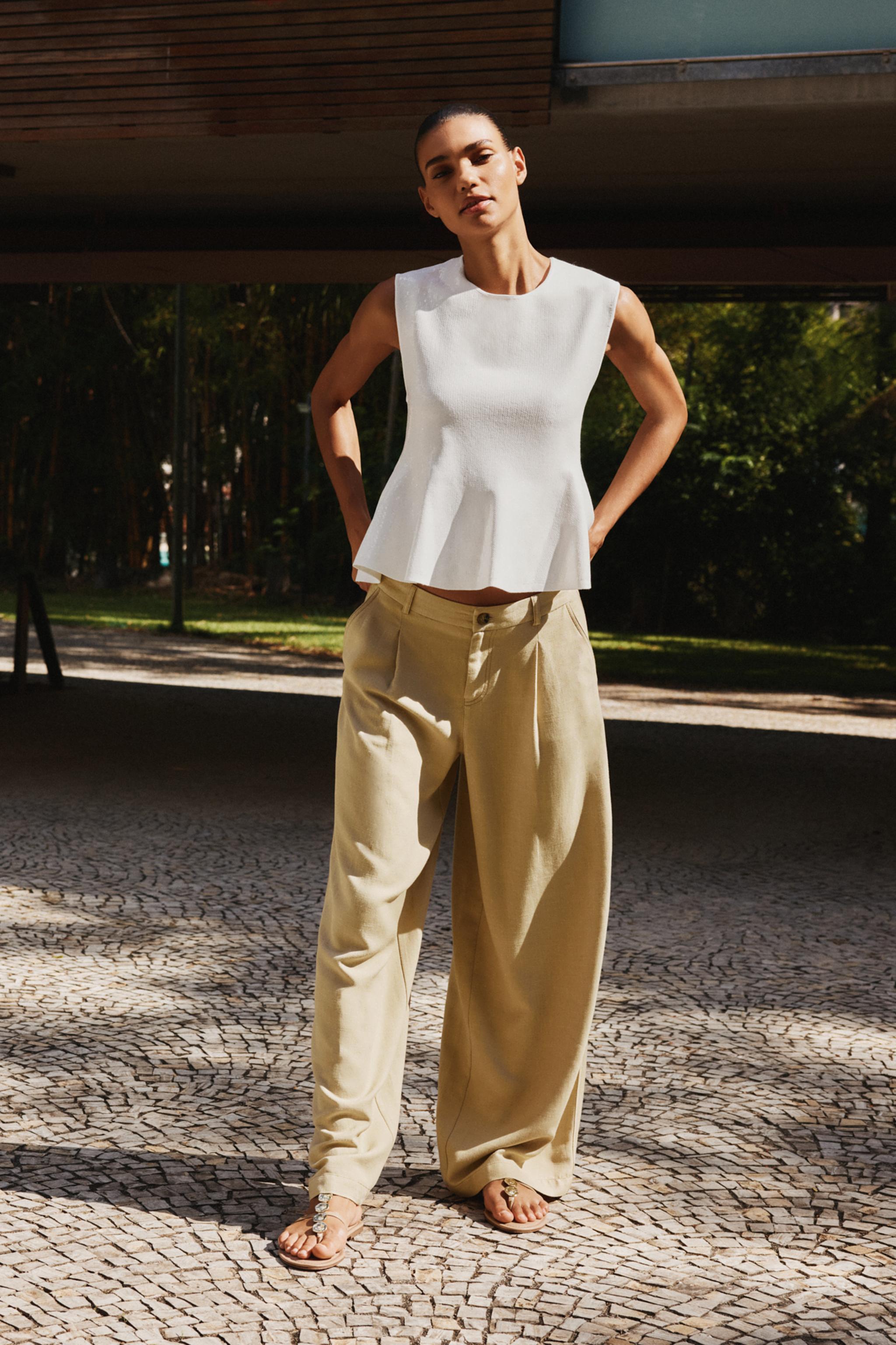 PANTALON LARGE RUSTIQUE