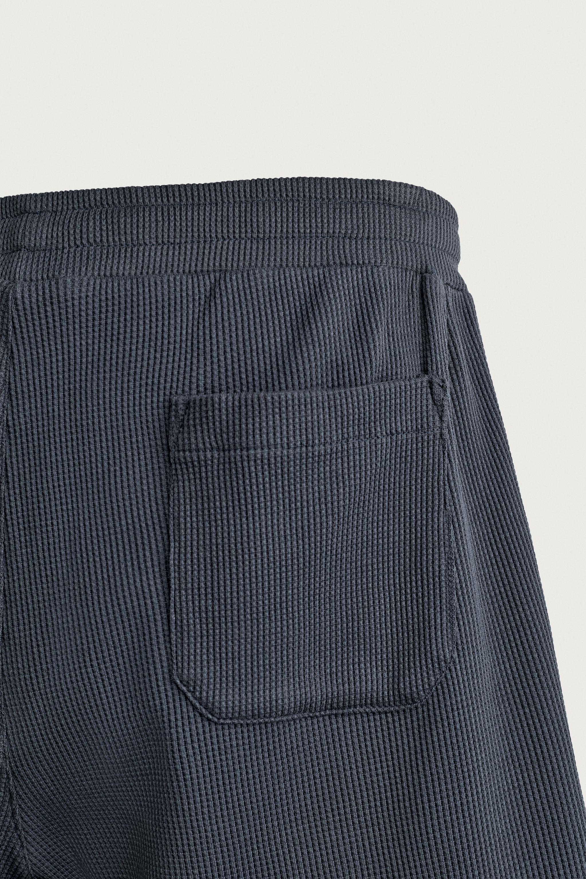 WAFFLE TEXTURE JOGGER SHORTS