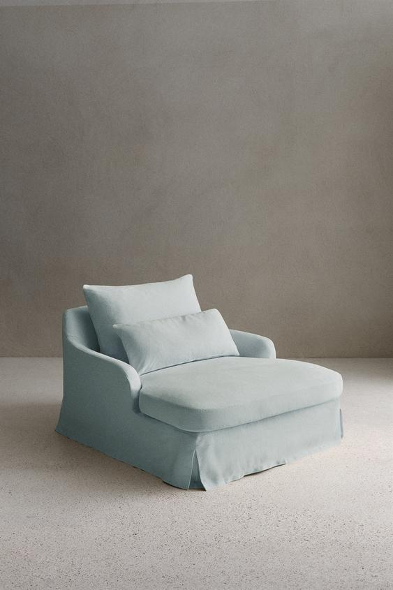 LOVESEAT 01 - Mid-blue by Zara - Image 0