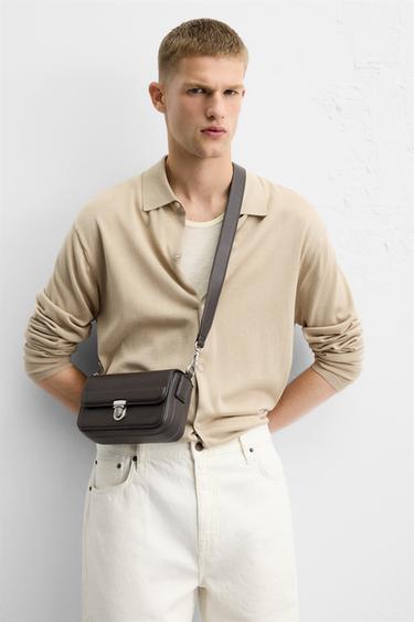 ОДНОТОННАЯ СУМКА — КОРИЧНЕВЫЙ от Zara