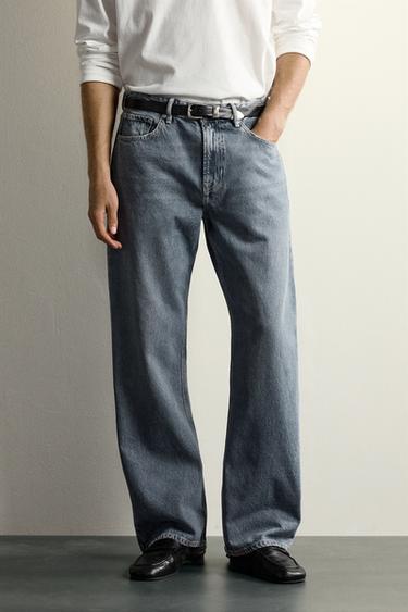 TEXANS LOOSE FIT - Blau rentat de Zara